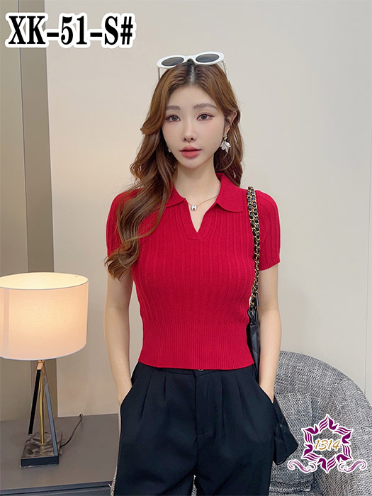 Short-sleeved sweater XK 51-S