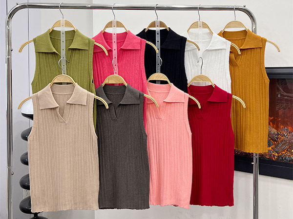  What is the introduction of V-neck knitted vest XK75-L 